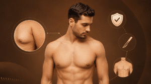 Male breast reduction surgery for gynecomastia